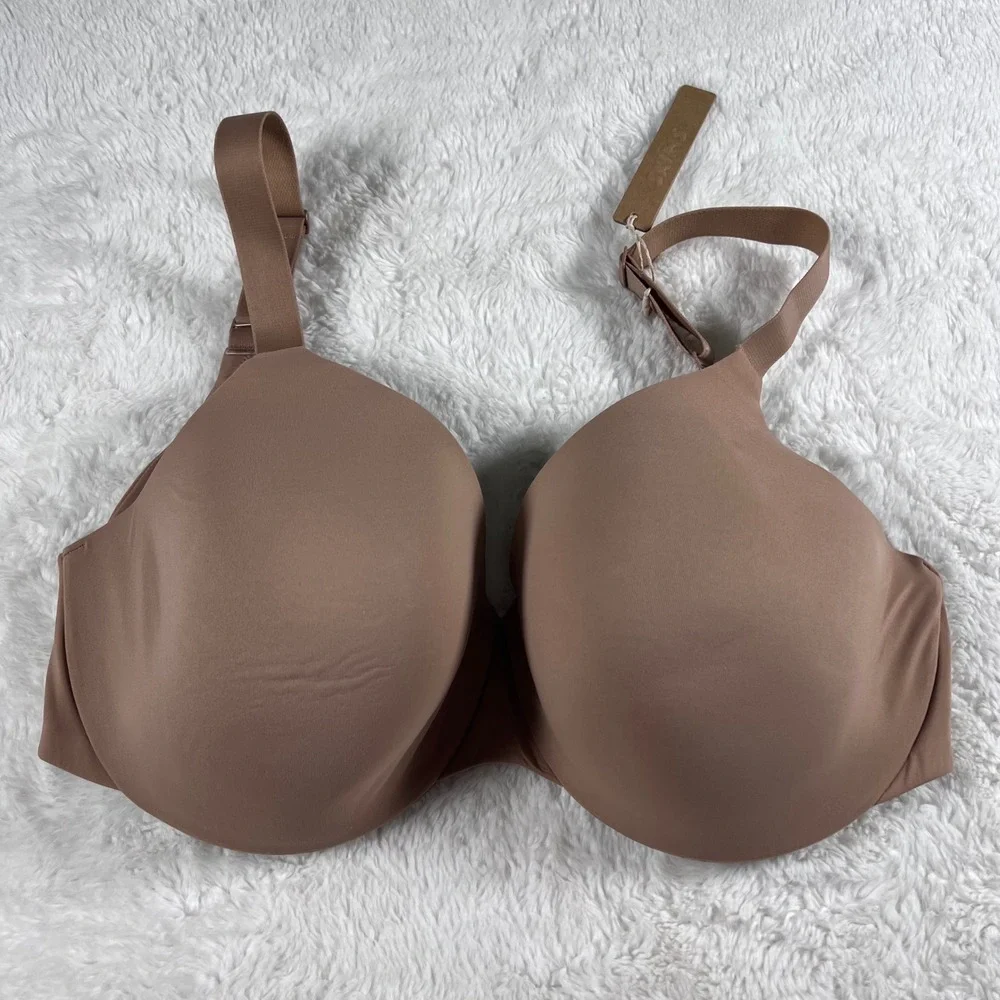 SKIMS Womens Smoothing Intimates Full Coverage Lightly Lined Bra Sienna Size 34H